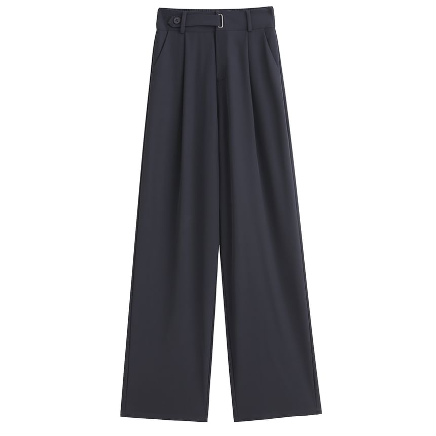 Jaqmine - High Rise Plain Wide Leg Suit Pants (verschillende ontwerpen)