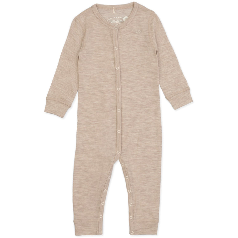 Køb Lillelam Light Beige Uld Heldragt