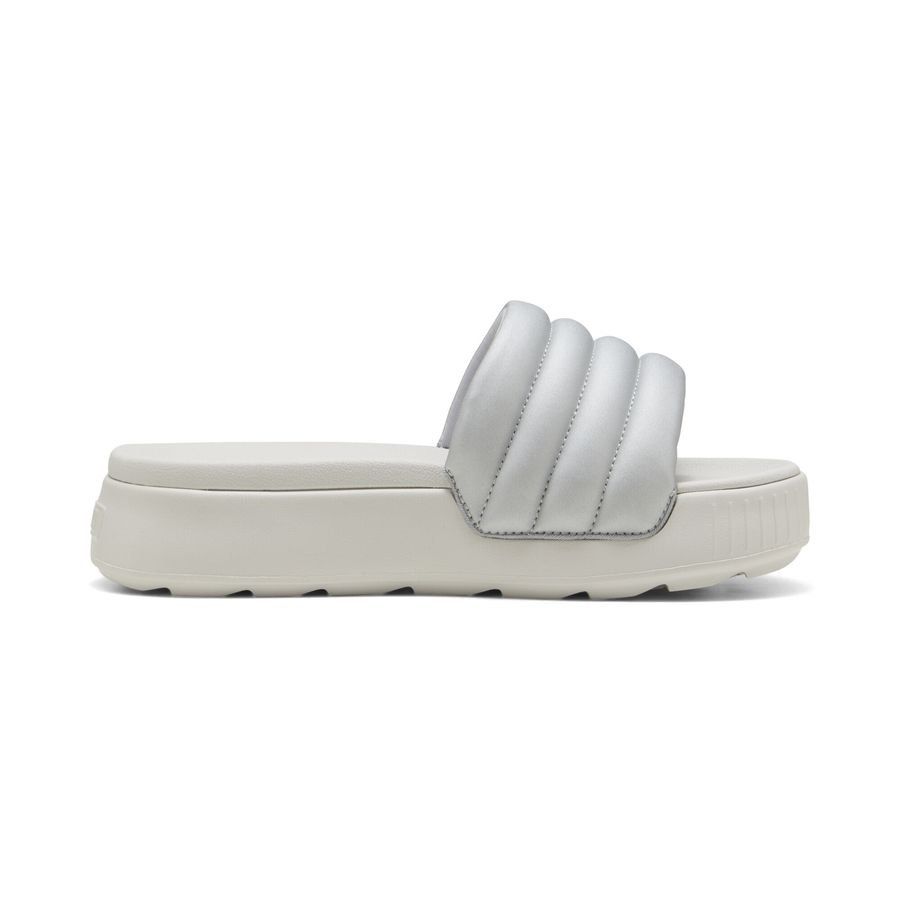 Puma Karmen Puffy Aqua Metallics Slides