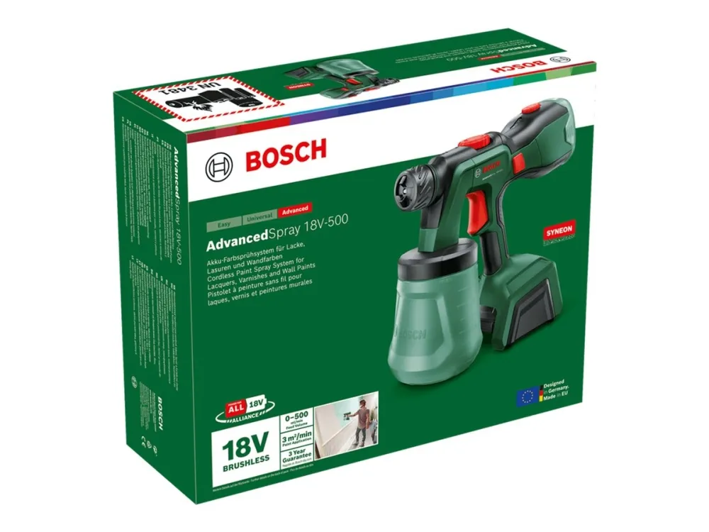 Bosch AKKU SPRØJTEPISTOL 18V-500 SOLO