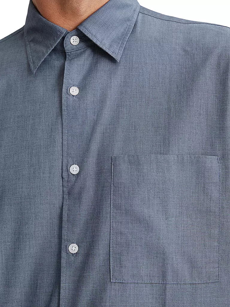 MARC O'POLO Hemd Regular Fit  blau