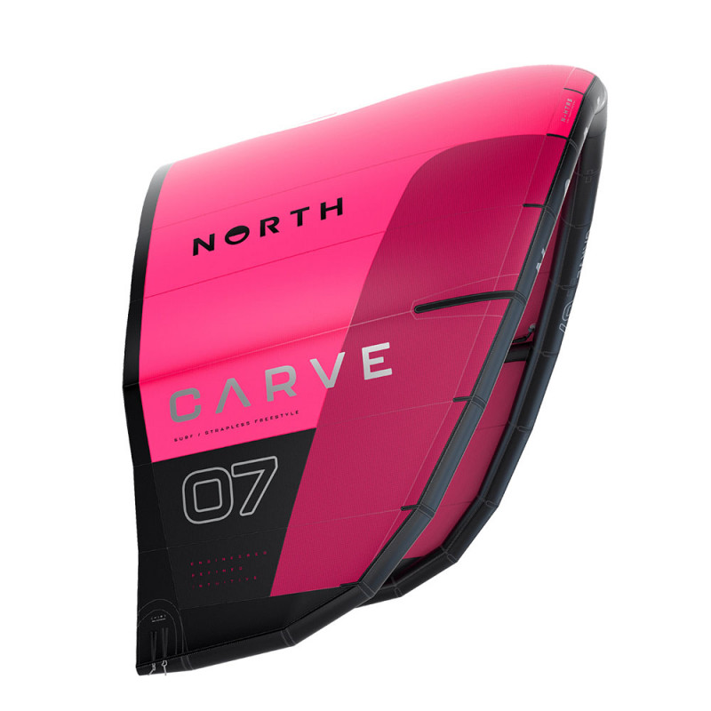 AILE DE KITESURF NORTH CARVE 2024 RUBINED RED