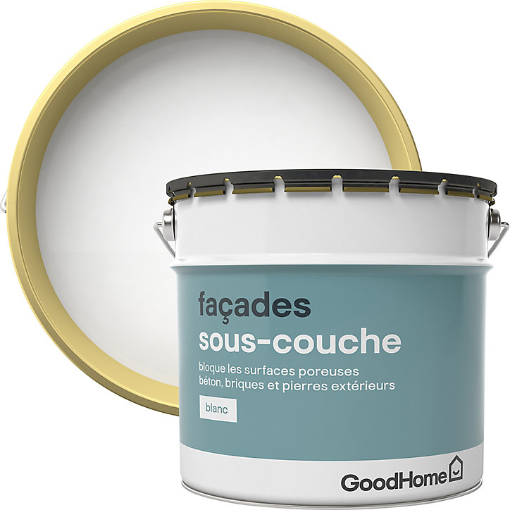 Sous-couche façade GoodHome blanc 10L