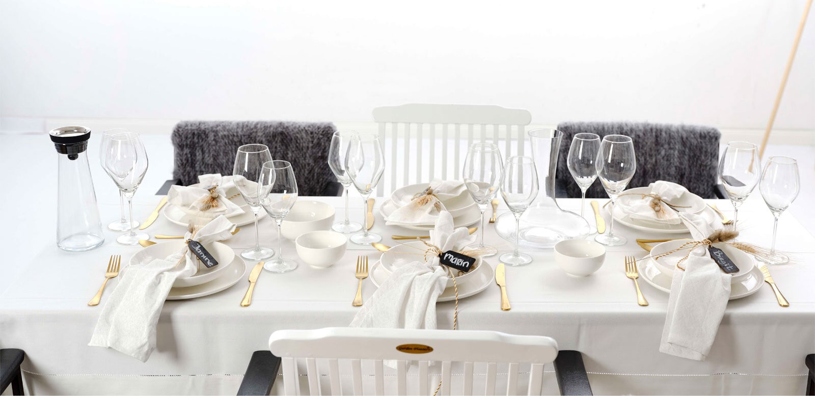 Ritzenhoff & Breker Dessertteller SKAGEN 6er Set weiß