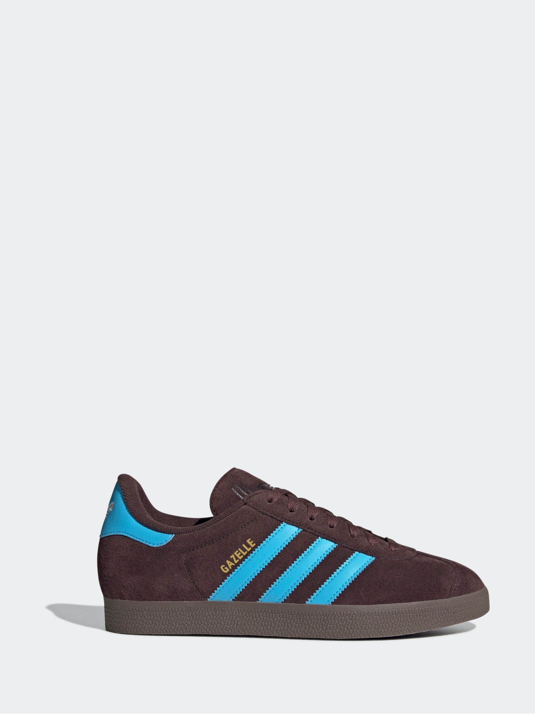 Bruin/blauw - adidas Originals - Gazelle sneakers