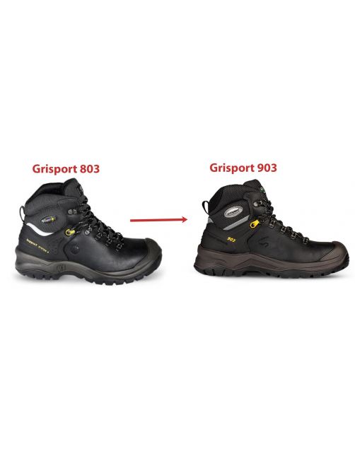 Grisport Werkschoen Grisp 903l Zwart - Werkschoenen