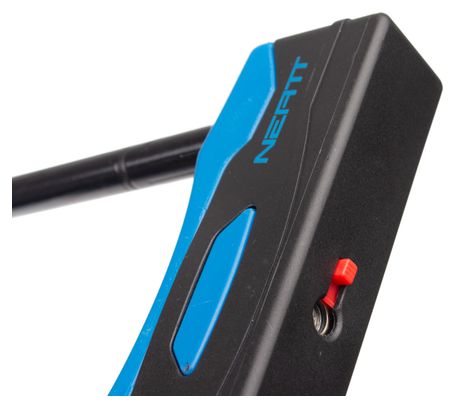 Antivol U Neatt 166 x 320 Avec Câble D10 x 1400 mm Noir Bleu   Support