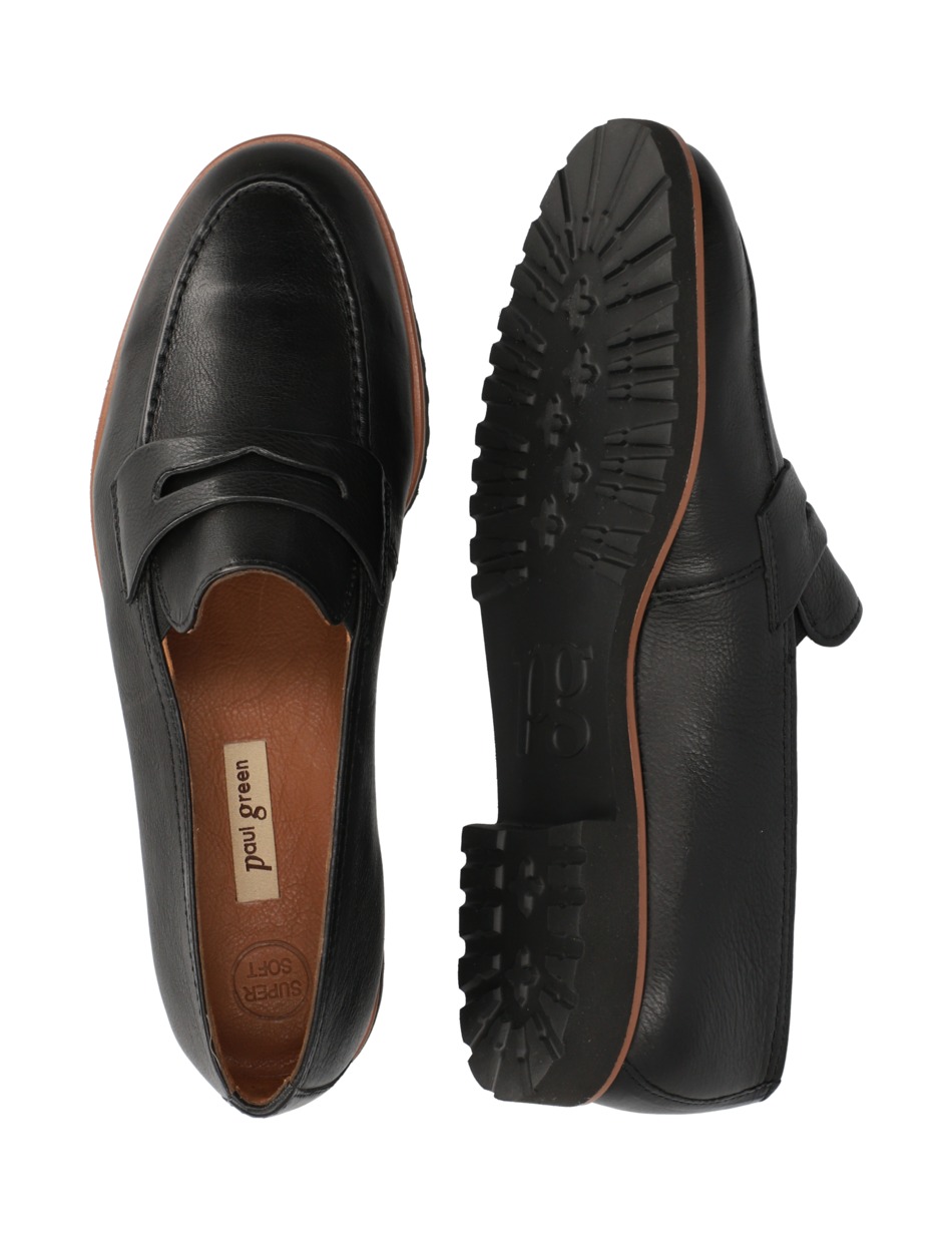 Glattleder Slipper