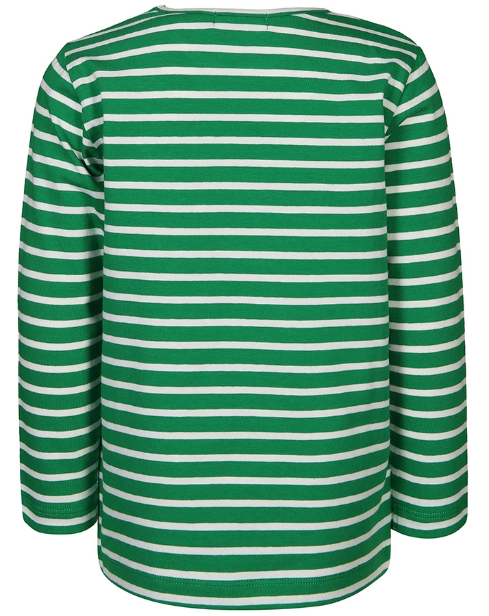 Langarmshirt BAGGER BODO gestreift in grün/weiß