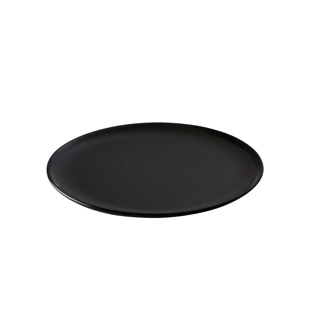 RAW  Frokosttallerken, Titanium Black - Ø23 cm.