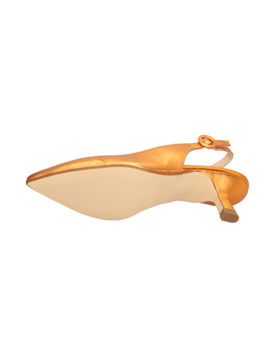 Glattleder Slingpumps