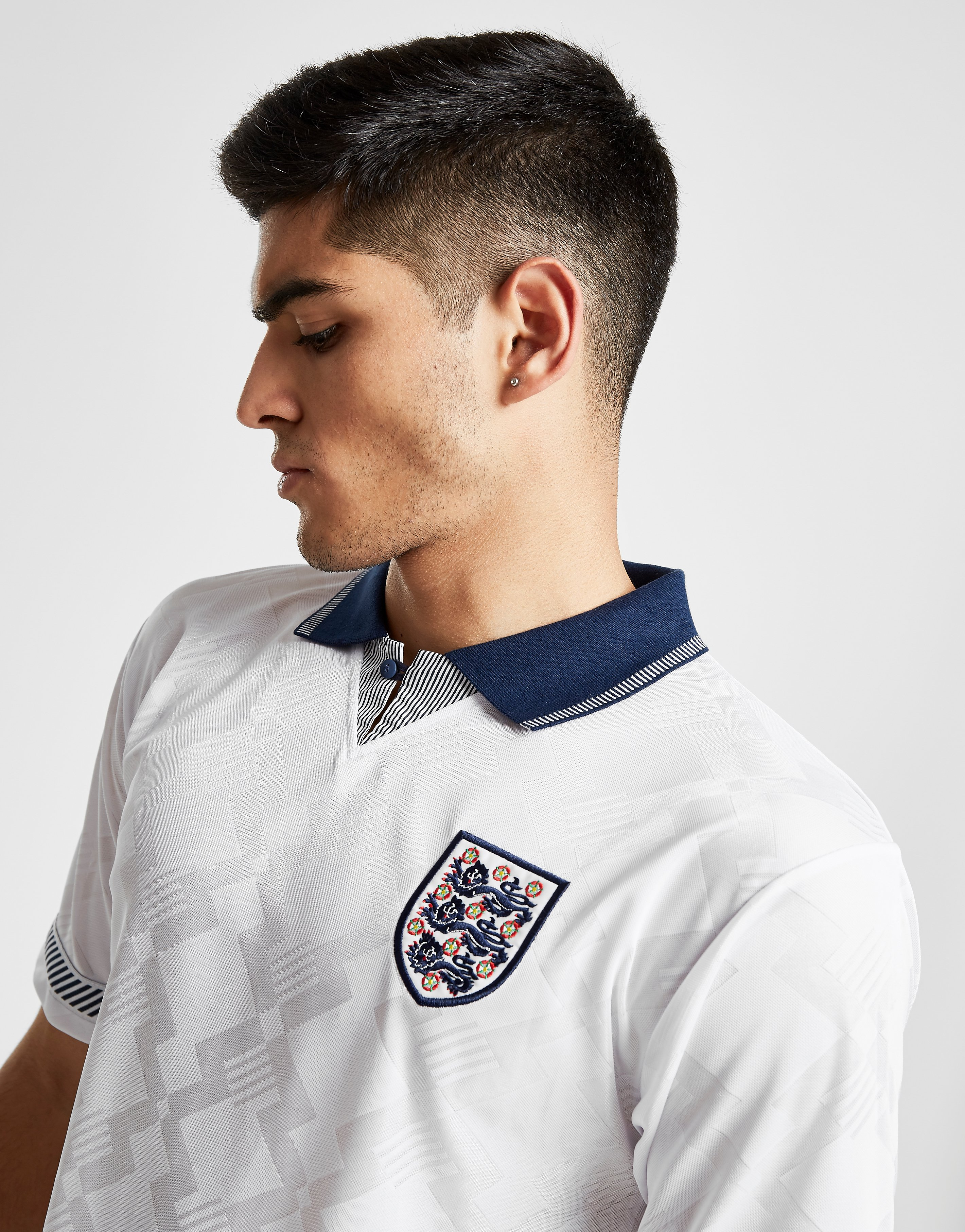 Score Draw Maillot Angleterre '90 World Cup Rétro Match Domicile Homme