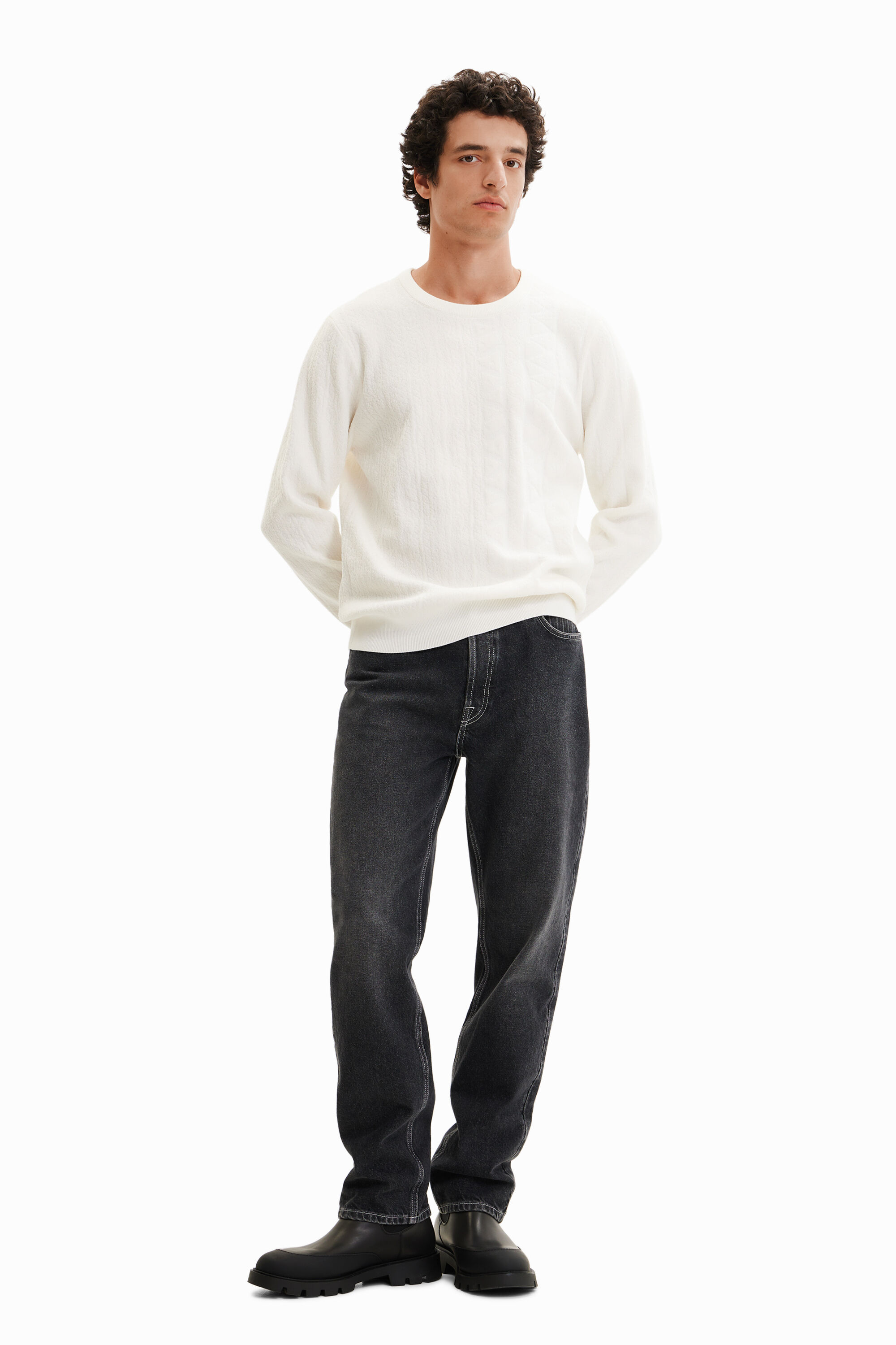Pull motifs jacquard