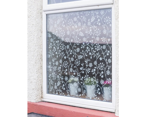 dc-fix® statische glasdecoratiefolie Tord wit 45x150 cm
