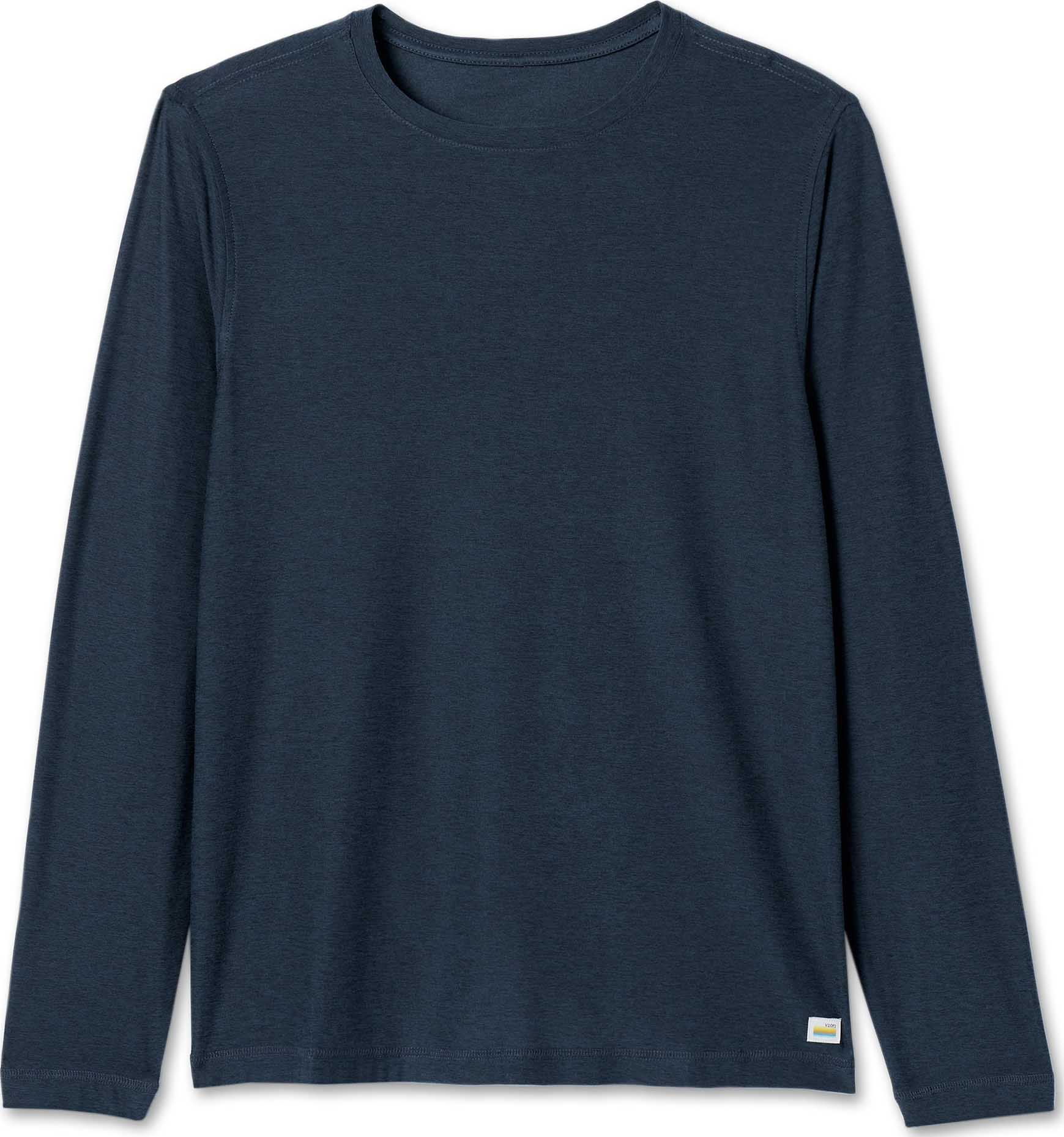 L/S Strato Tech Tee Herre HNV/Navy Heather