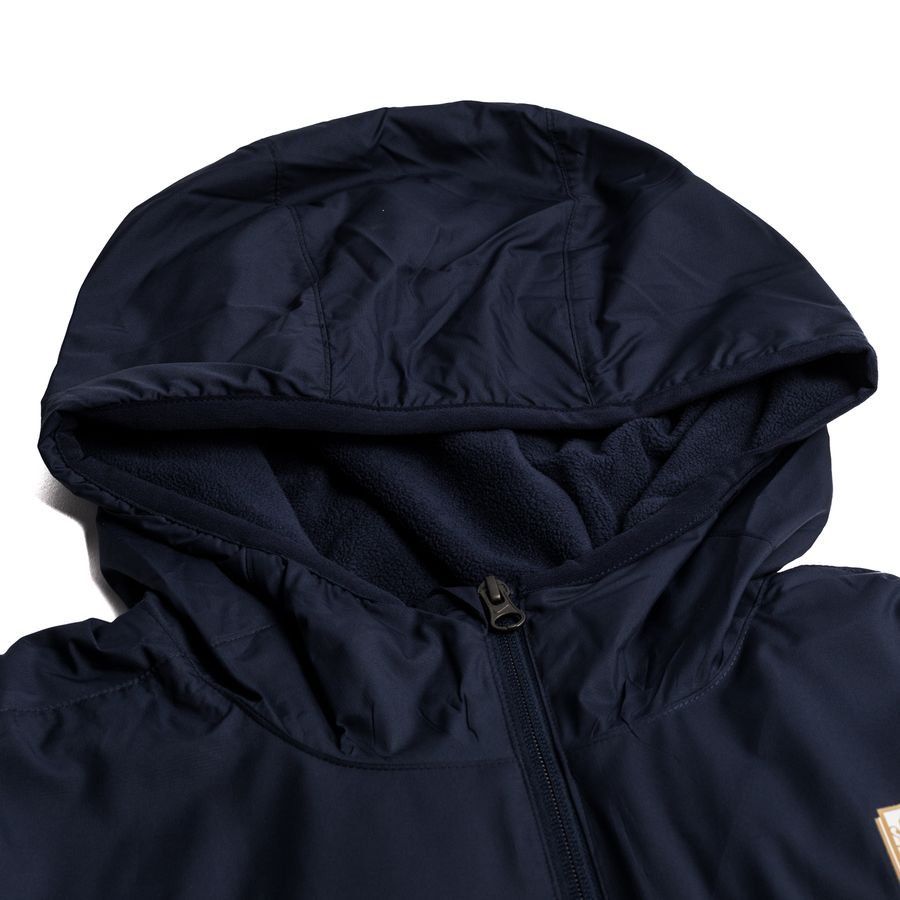 Norvège Veste Imperméable Park 20 Long - Bleu Foncé/Blanc