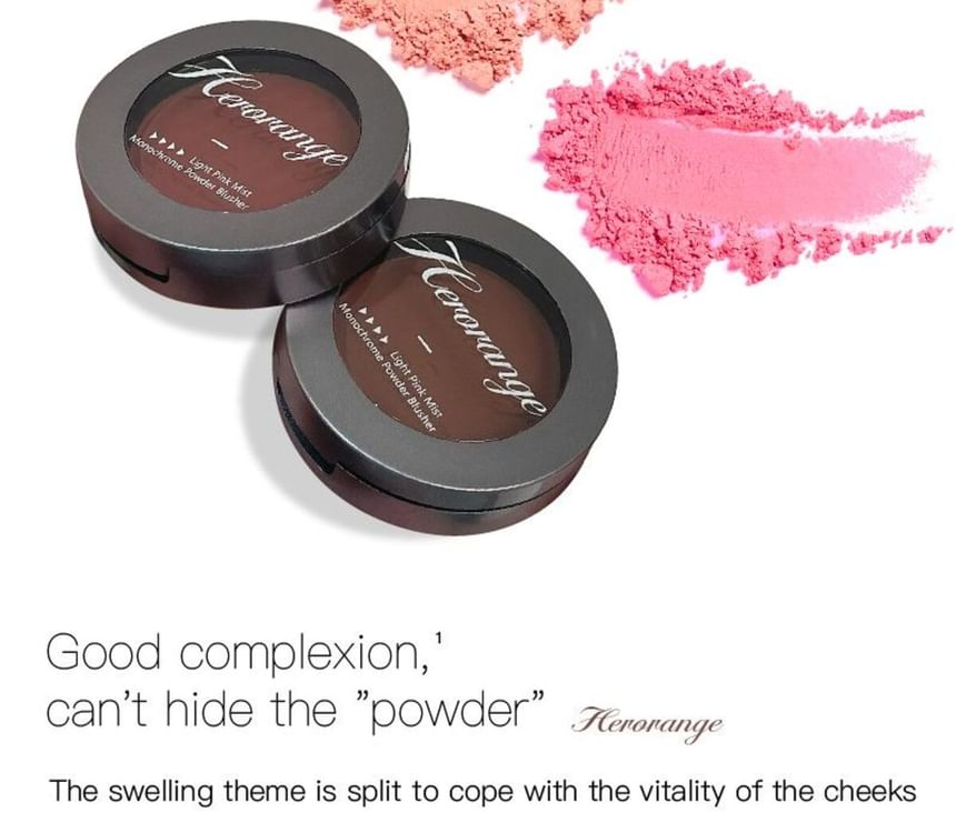 HERORANGE - Lichtroze Mist Monochrome Poeder Wang Blusher - 4-5