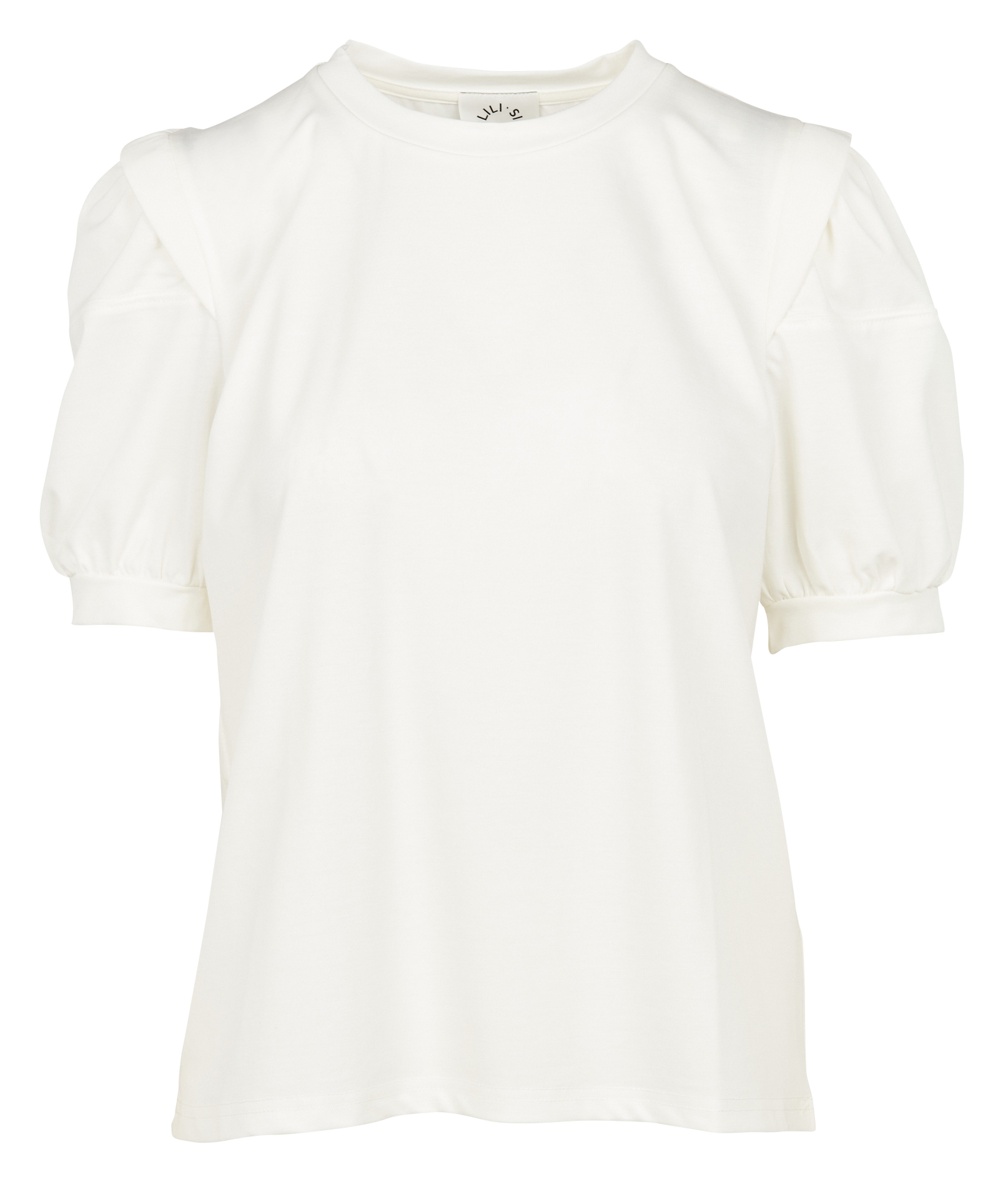 Tee-shirt col rond | Beige
