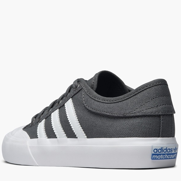 Adidas Skateboarding Matchcourt J Grey White 3 US