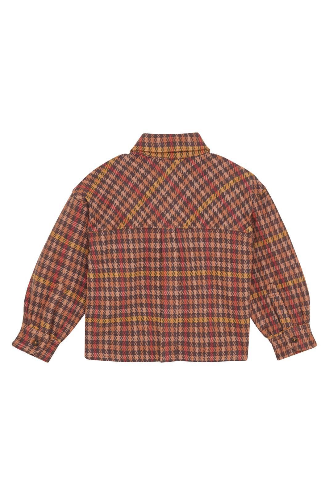Noppies Kids Blouse Pomona - Check Pattern Light Brown