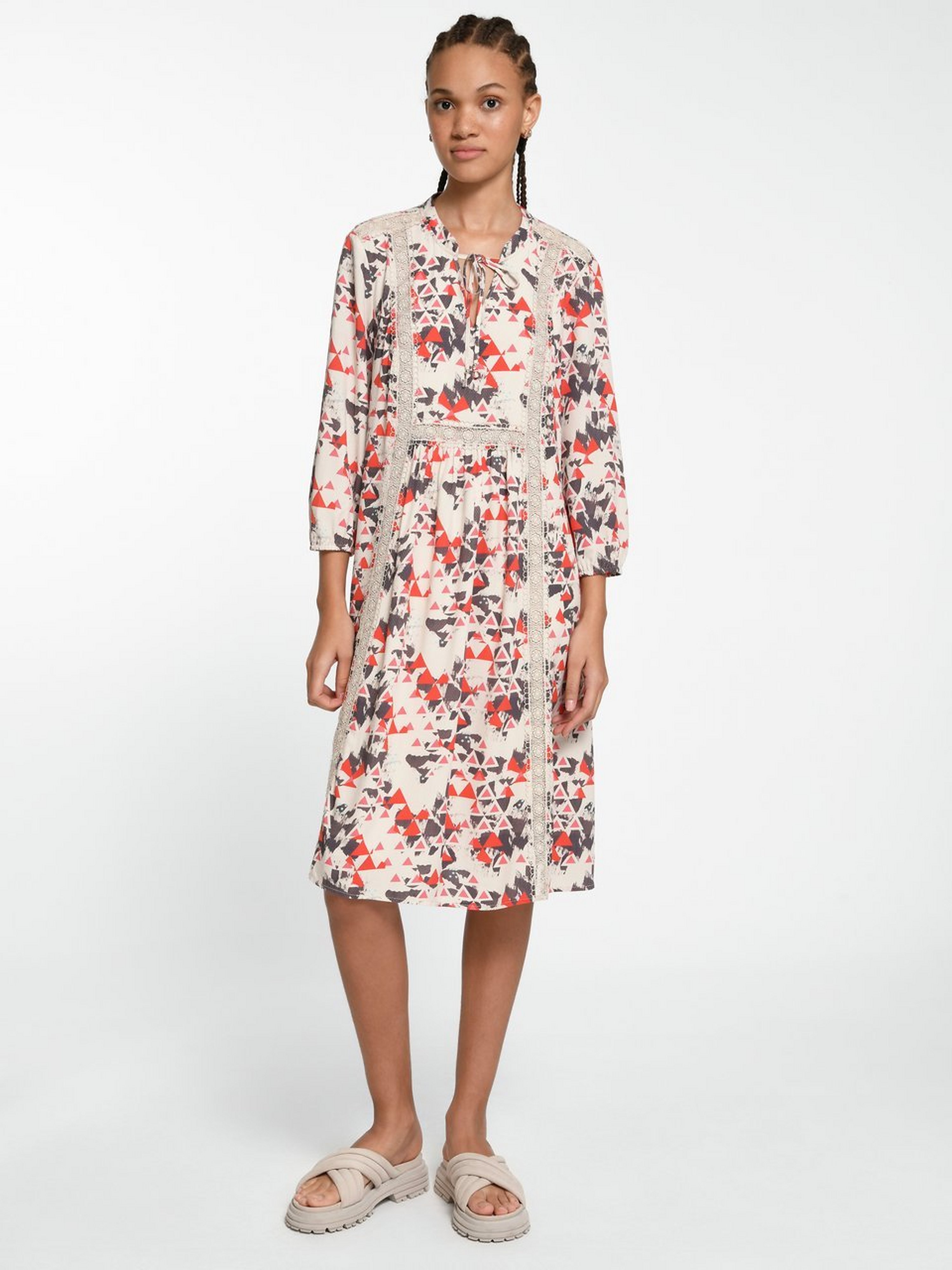 Kleid mit 3/4-Arm
