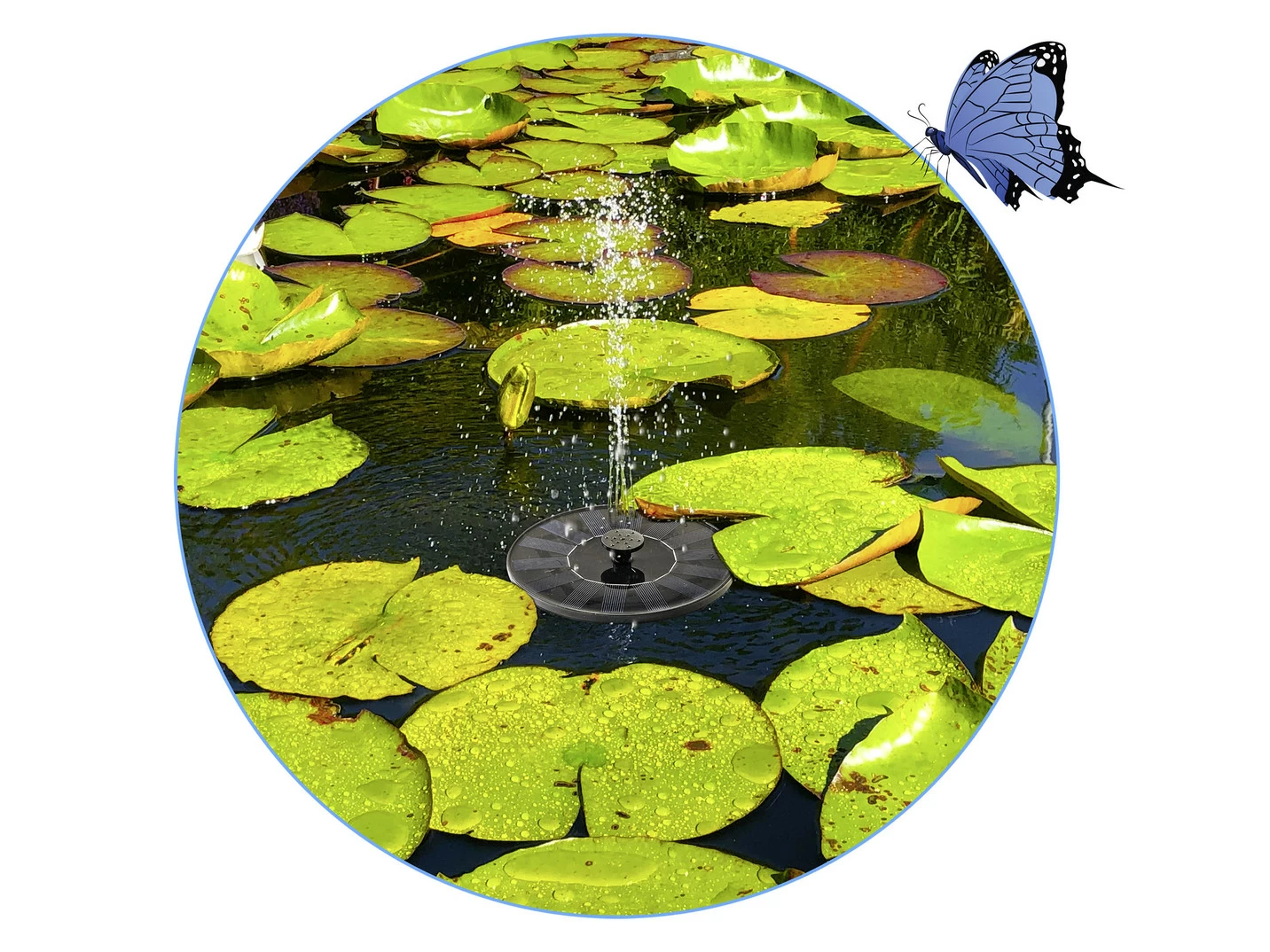Solar-Springbrunnen-Set