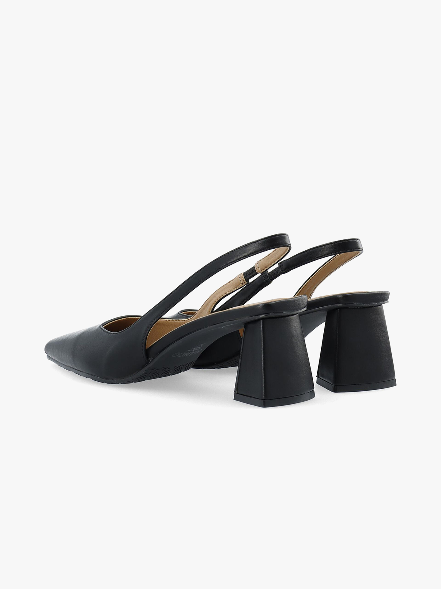 Maralyn Slingback Smooth Faux Leather
