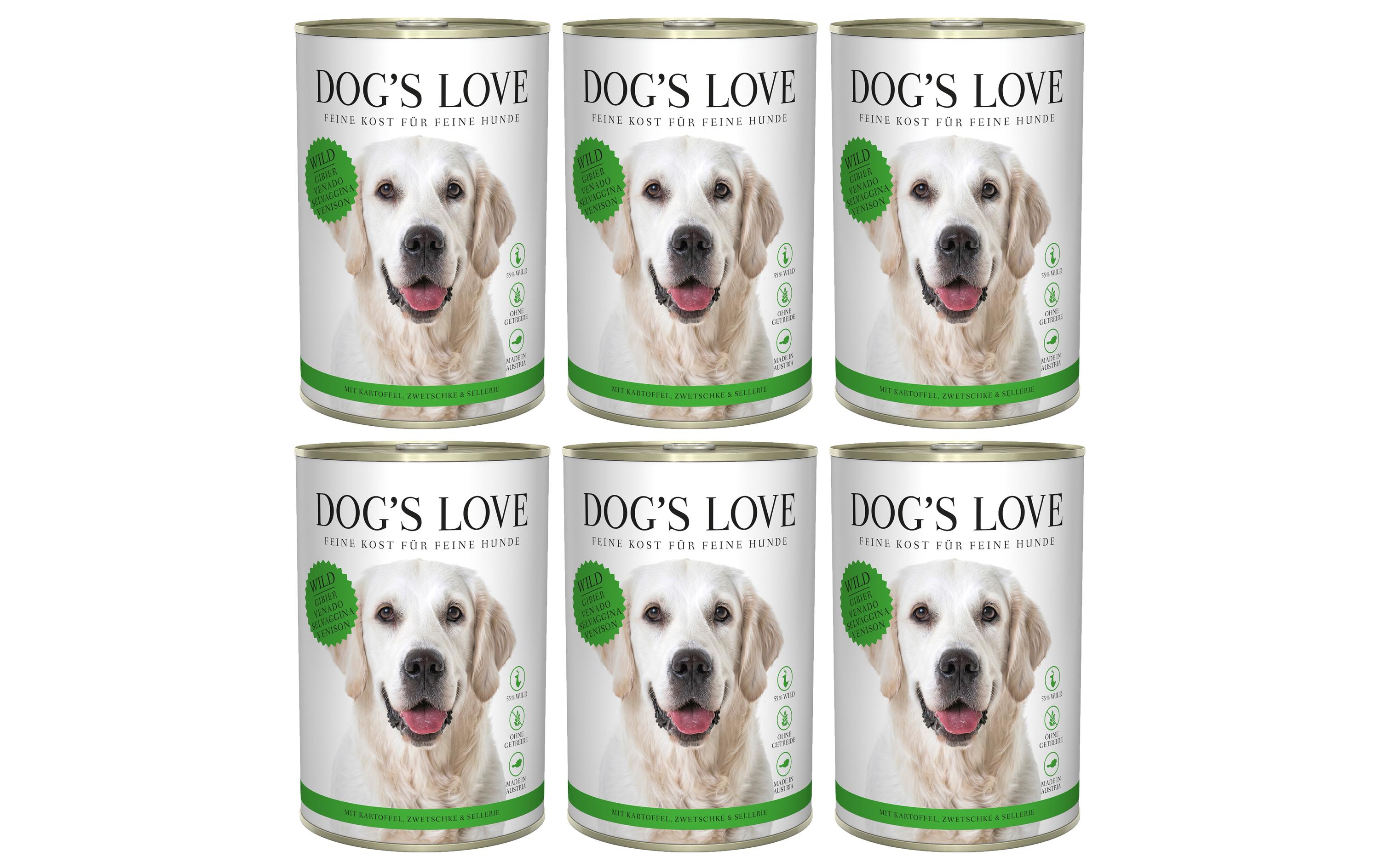 Nassfutter Adult Wild, 6 x 400 gAlleinfuttermittel für ausgewachsene Hunde