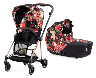 Cybex Mios Duovogn, Rosegold/Spring Blossom Dark