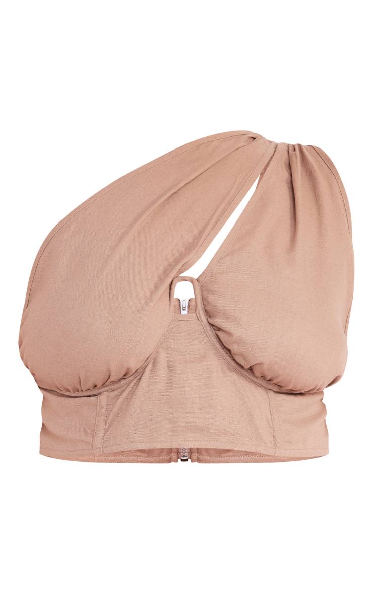 Top Corset Asymétrique Grande Taille