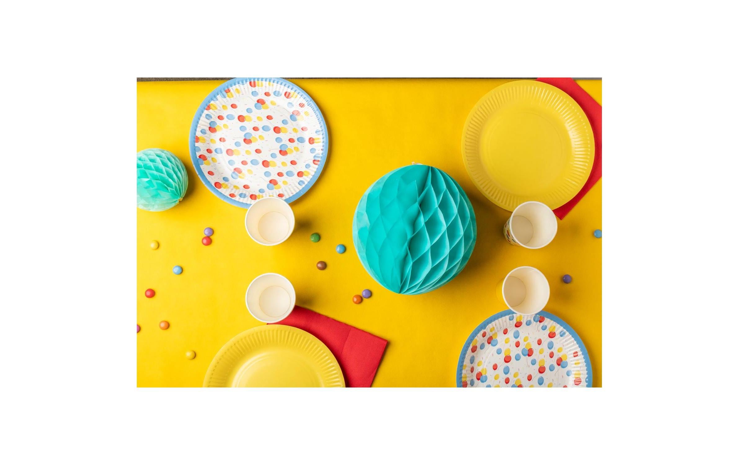 Einwegbecher Geburtstag 2 dl, 10 Stück, Mehrfarbig10 Pappbecher