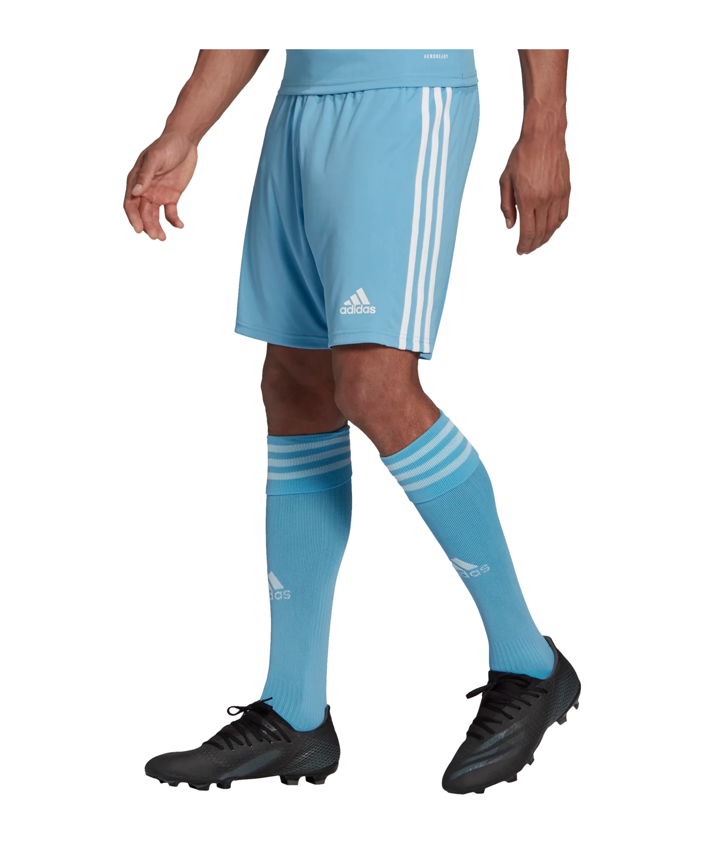 adidas Squadra 21 Short Hellblau Weiss