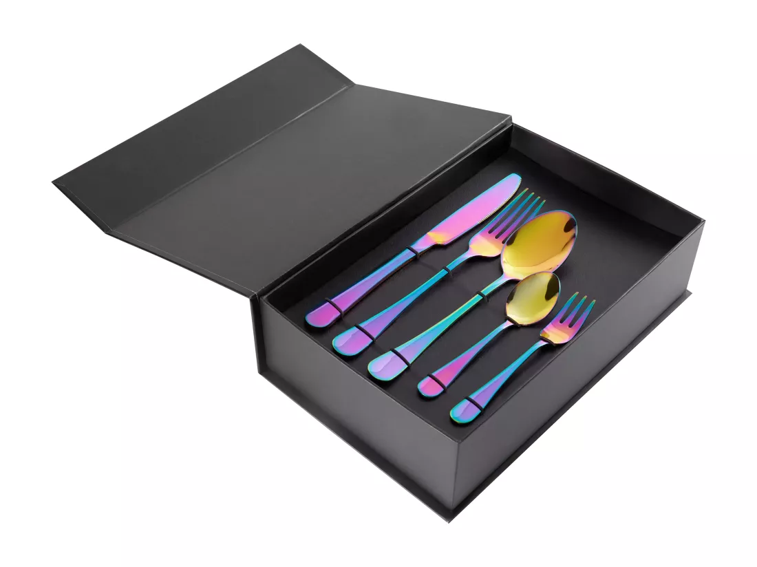 Set de 30 couverts FUSILLI Multicolore