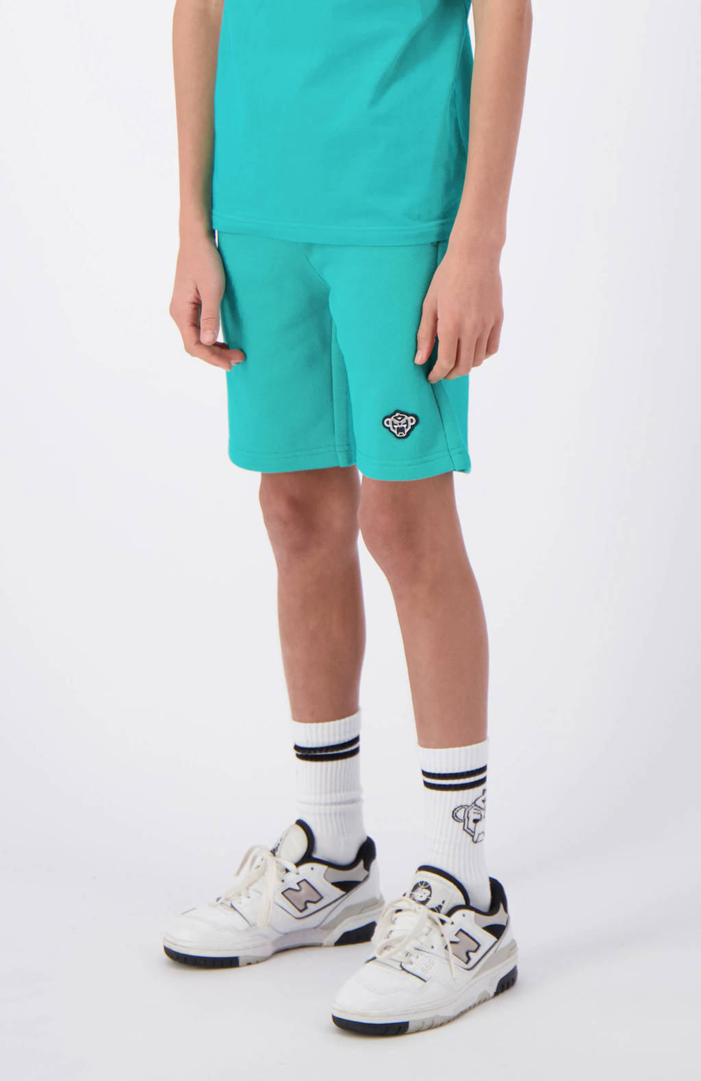 BLACK BANANAS regular fit sweatshort blauw