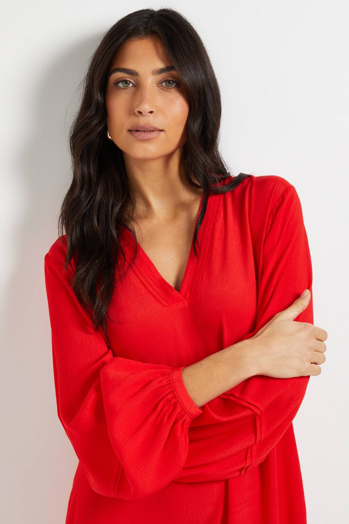 Wallis Robe Droite Sans Col en Viscose avec Détails de Coutures
