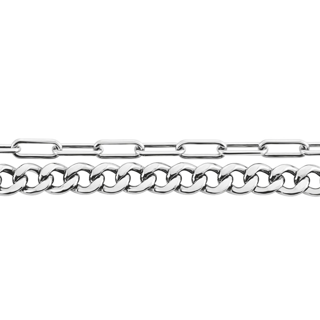 Bracelet Argent Blanc Issac