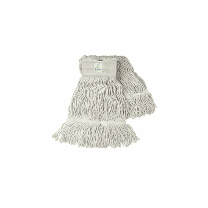 Dweilmop strengenmop eerste kwaliteit 400 gram gelust met band 130400