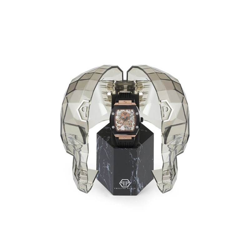 Montre Philipp Plein - The Skeleton doré rose