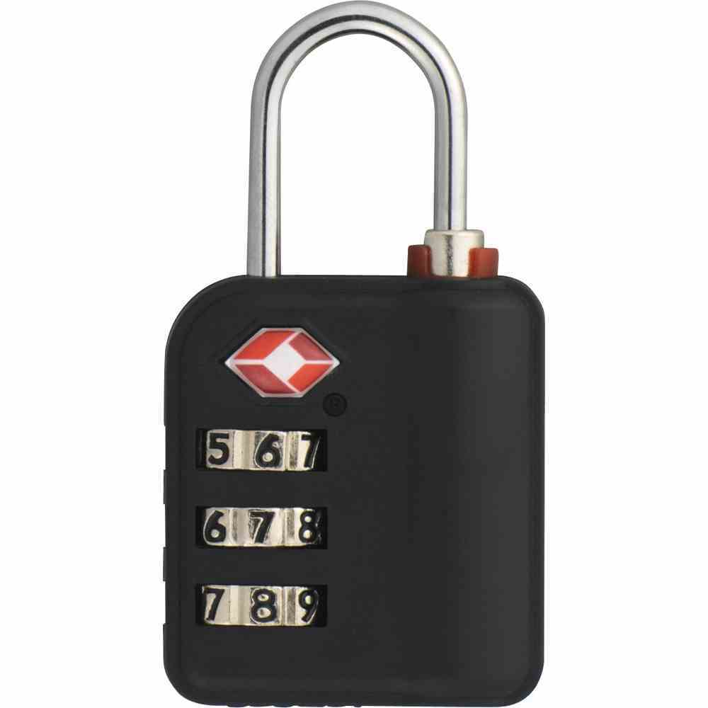 ABUS Zahlenschloss - schwarz - Aluminium - 147TSA
