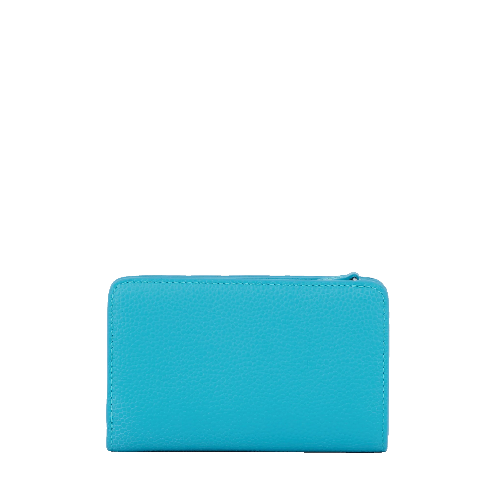 Portefeuille rectangulaire compact zippé Ninon de Lancel-Bleu ocean