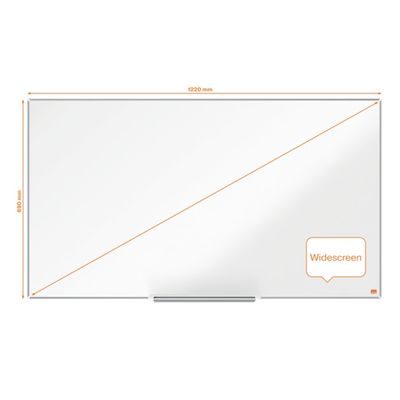 Nobo Impression Pro - Tableau blanc émaillé - magnétique - 122 x 69 cm