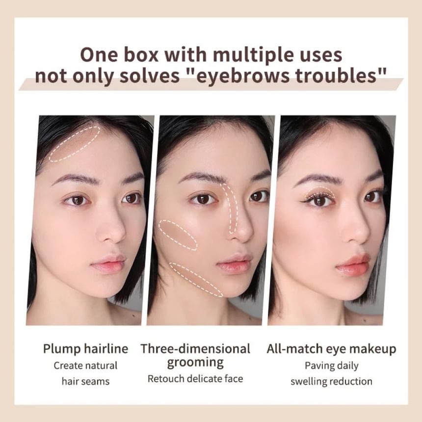 Judydoll - 3 Shade Eyebrow Powder - 2 kleuren (2-3)