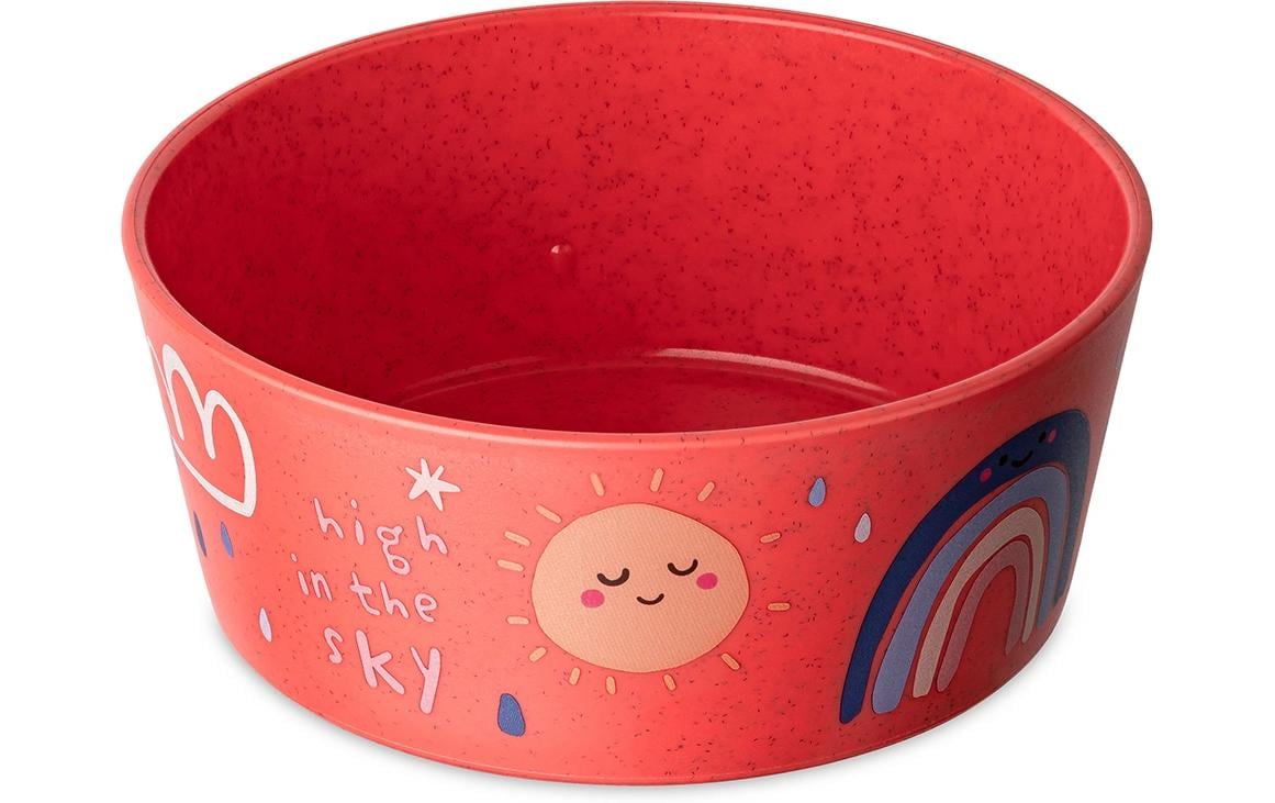 Kinderschüssel CONNECT DREAMS coral red 400 mlSchüssel aus recyceltem Material in perfekter Grösse für Kinder