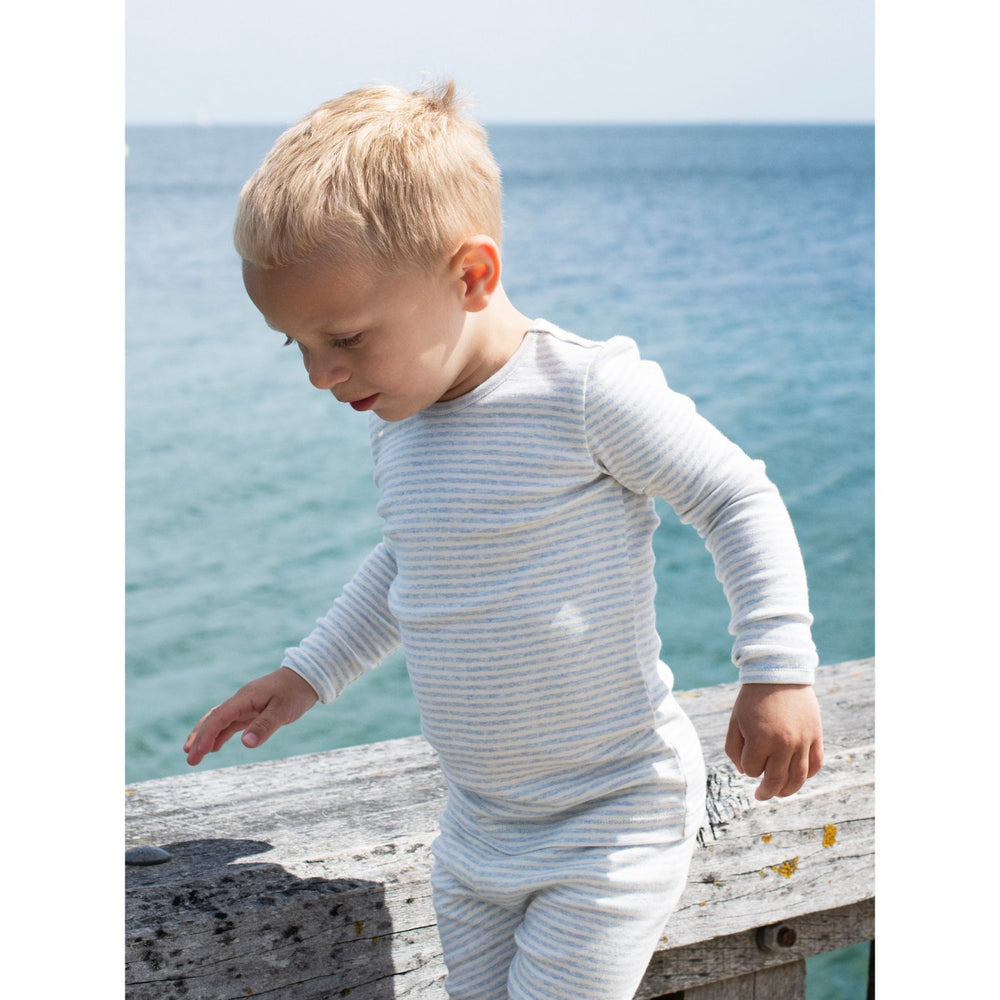 Køb Serendipity Mist/Offwhite Stripe Leggings