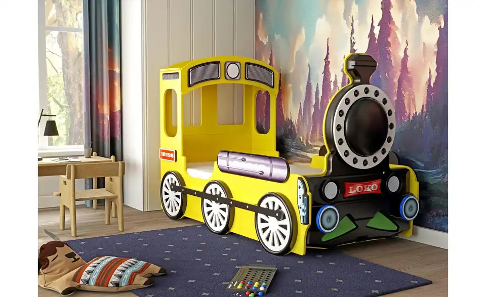 Autobett Lokomotive Autobett