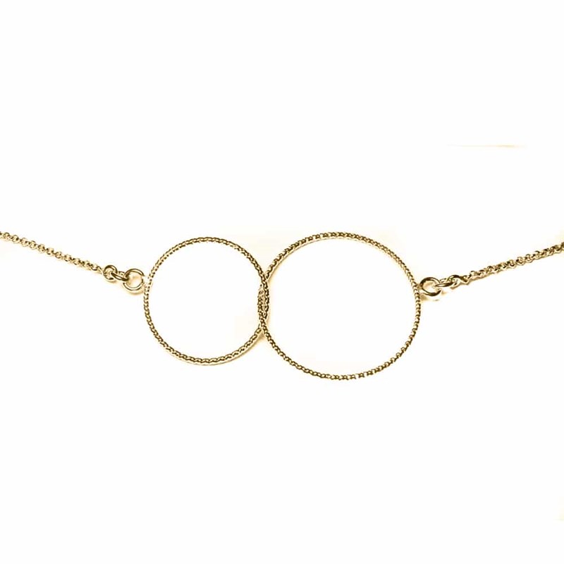 Collier Argent Doré Diamanté Greta