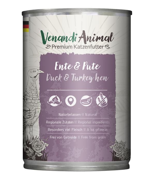 Venandi Animal Nassfutter für Katzen Adult,
