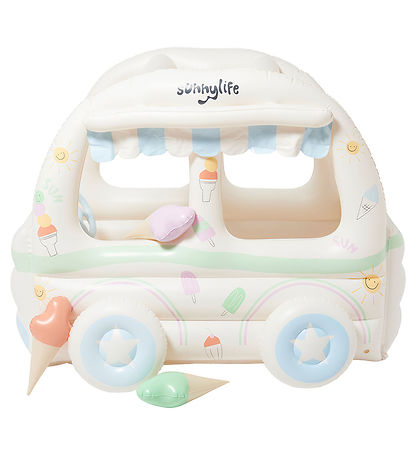 SunnyLife Aufblasbarer Eiswagen - 150 x 105 cm - Summer Eisbeche