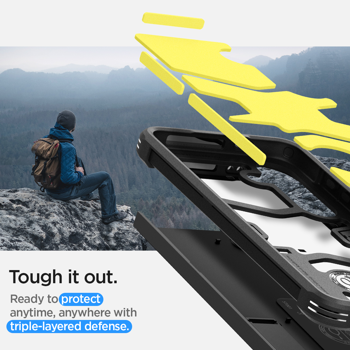 Samsung Galaxy S24  Plus Tough Armor Case Hülle (ACS07332) - Schwarz