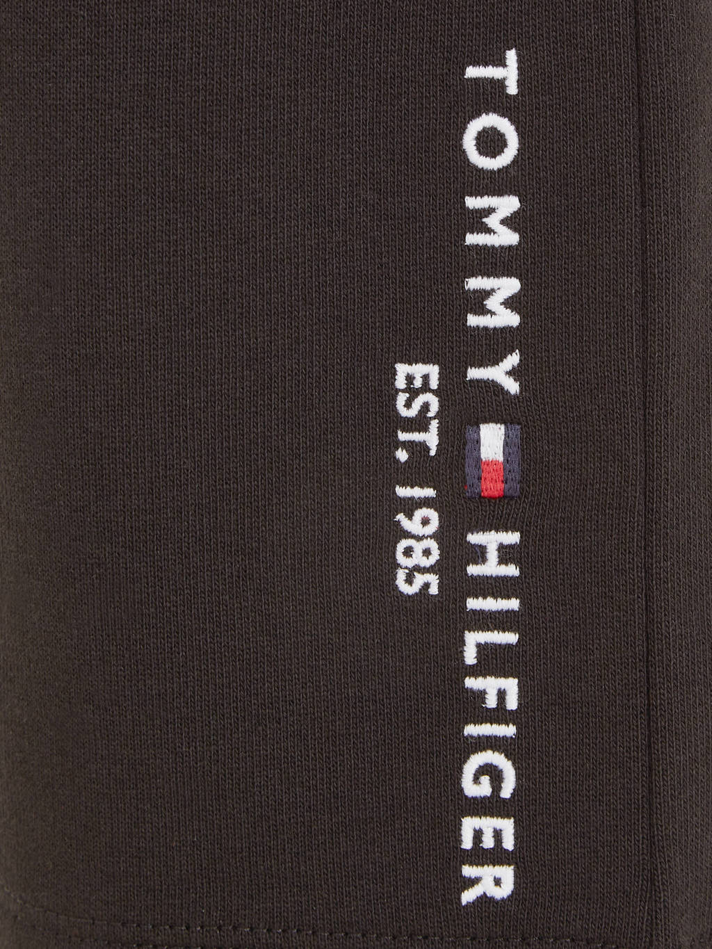 Tommy Hilfiger regular fit sweatshort zwart